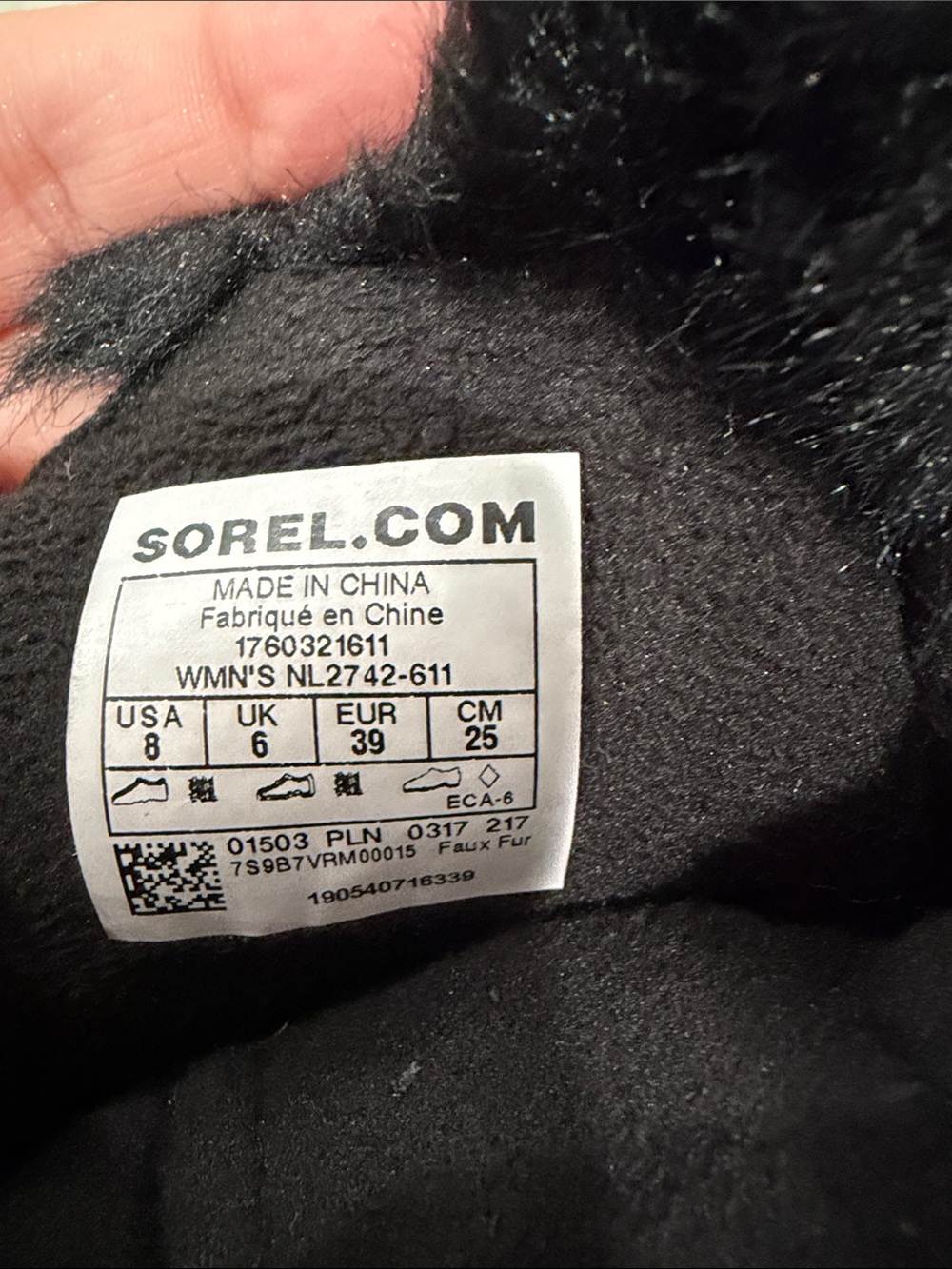 Sorel Red Lace-Up Faux Fur-Trim Winter Boots - Picture 2 of 5
